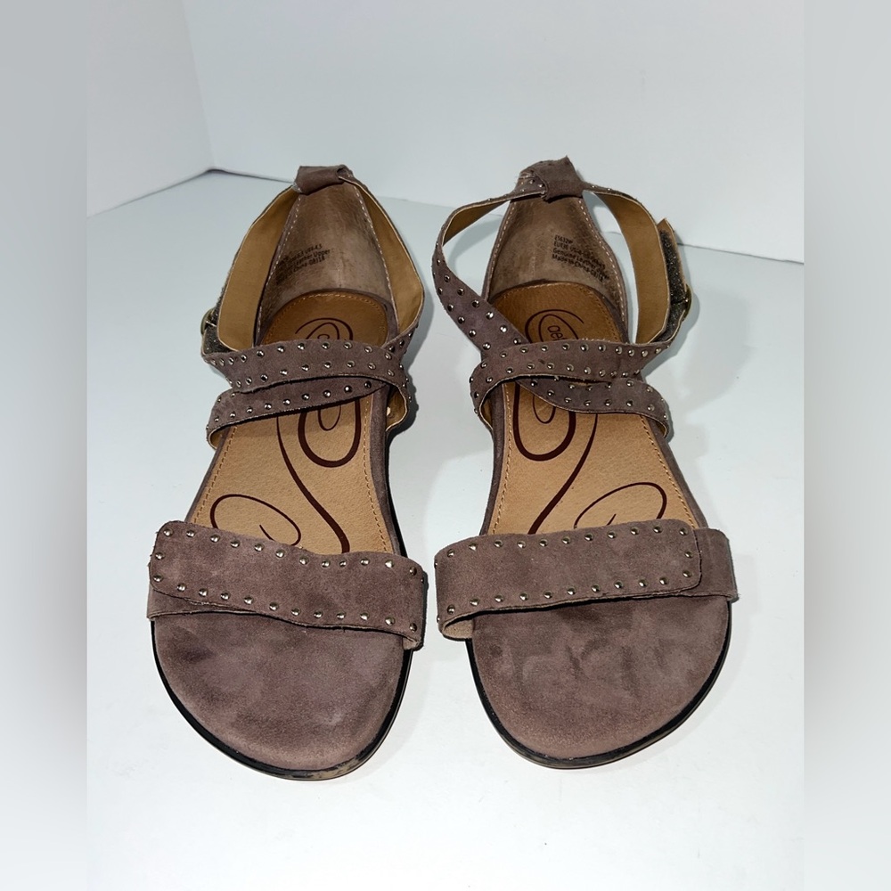 Aetrex Studded Sandals Brown Arch Support Womens size 6.5 - Picture 3 of 11
